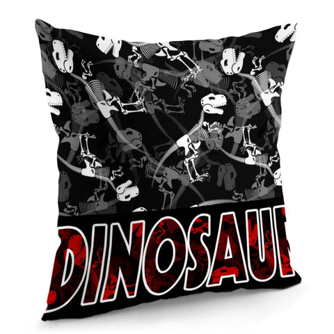 Image of Tyrannosaurus Skeletons Pillow Cover