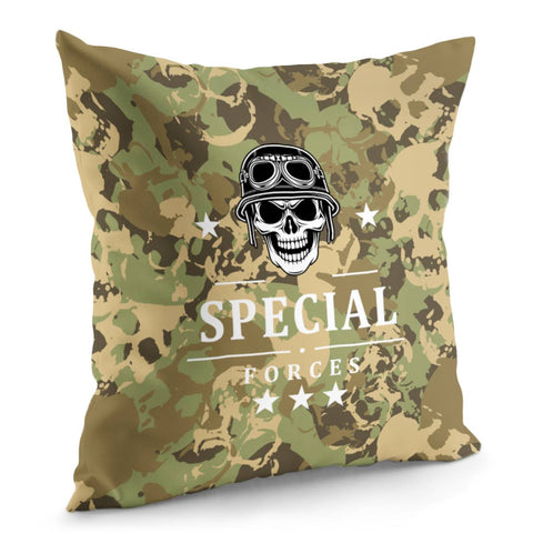 Image of Skeleton Army Pillow Cover