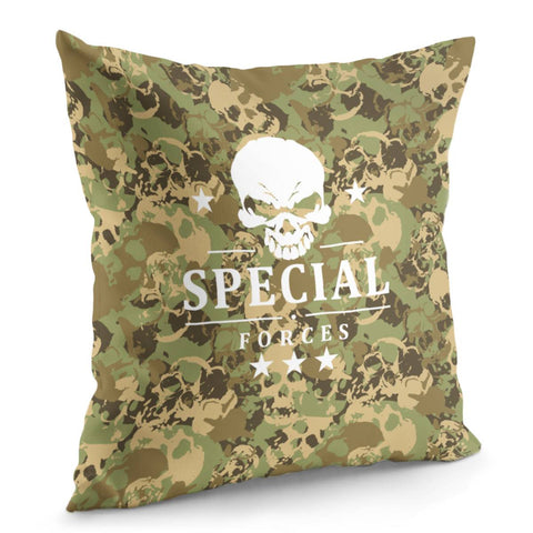 Image of Skeleton Army Pillow Cover