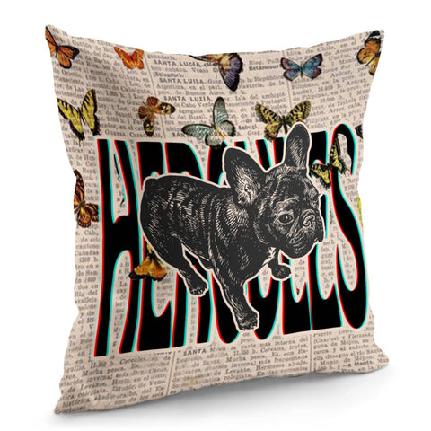 Image of Vintage Bulldogs Pillow Cover