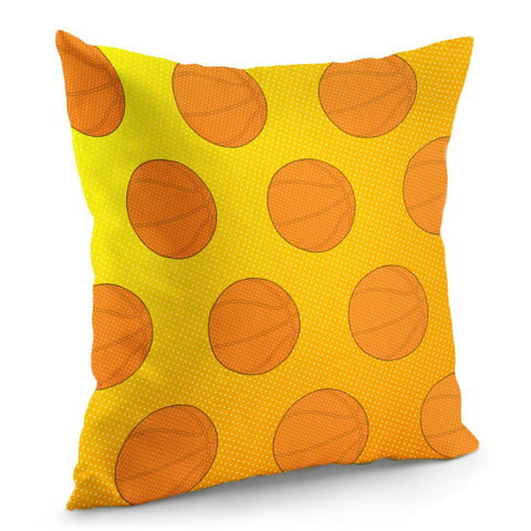 Image of Basketball Spots. Pillow Cover