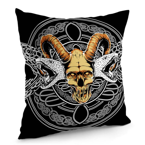 Image of Devil And Viper Pillow Cover