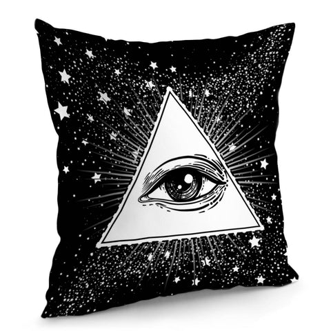 Image of Geometrical Star Eyes Pillow Cover