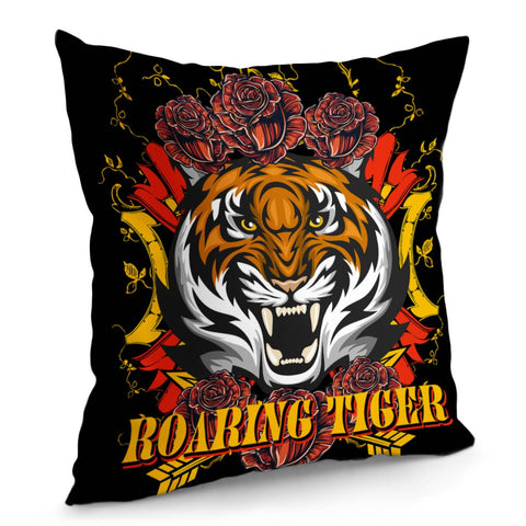 Image of Roaring Tiger Pillow Cover