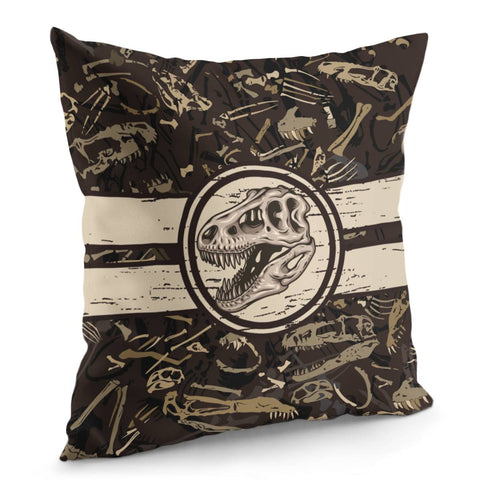 Image of Dinosaurs Fossils Pillow Cover