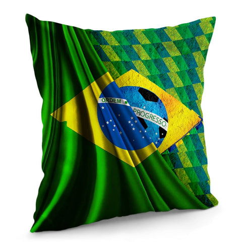 Image of Creative Football Design. Pillow Cover