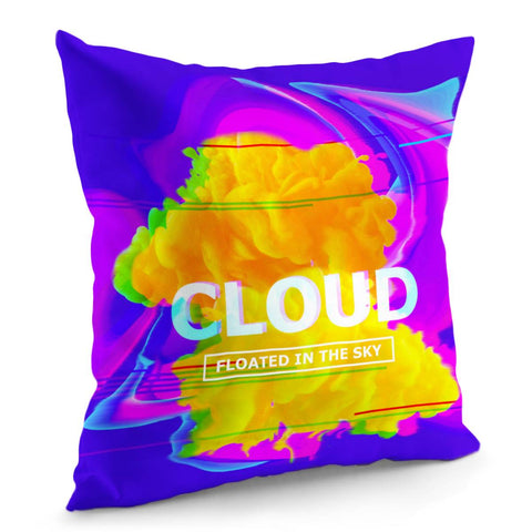 Image of Yellow Cloud Pillow Cover