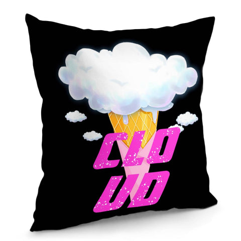 Image of Ice Cream Cloud Pillow Cover