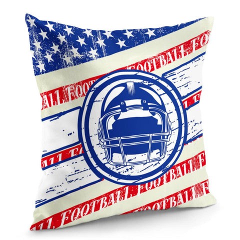 Image of Football Helmet Pillow Cover