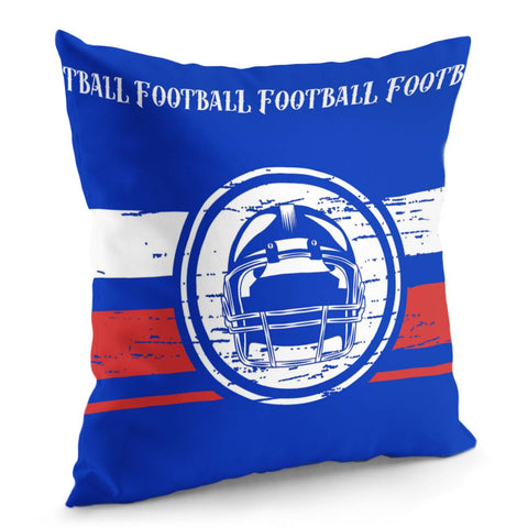 Image of Football Helmet Pillow Cover