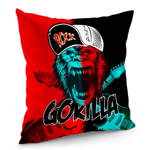 Image of Howling Rock Gorilla Pillow Cover