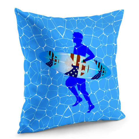 Image of Surfer Pillow Cover