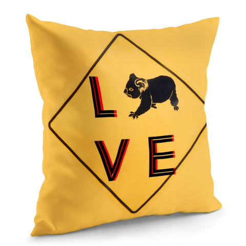 Image of Love &Amp; Koala Pillow Cover