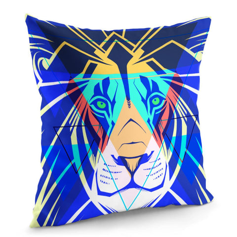 Image of Geometric Lion Pillow Cover