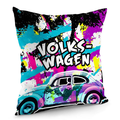 Image of Crazy Car Pillow Cover