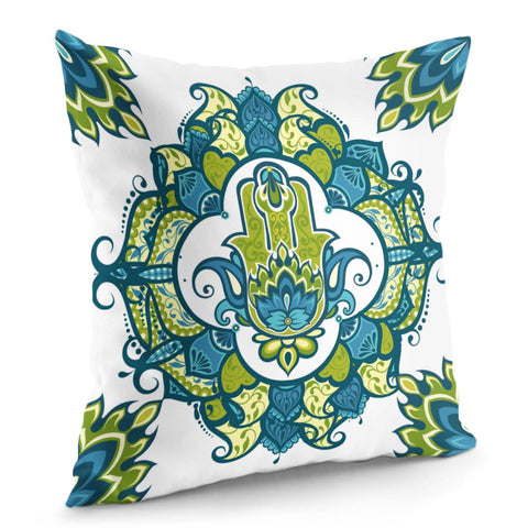 Image of Lotus Design Pillow Cover