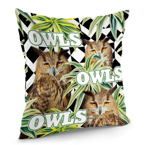 Image of Owls Owls Owls Pillow Cover