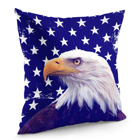 Image of Eagle And Stars Pillow Cover