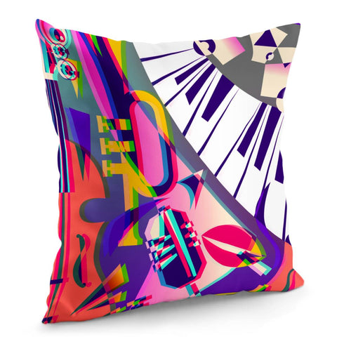 Image of Cool Piano Keys Pillow Cover