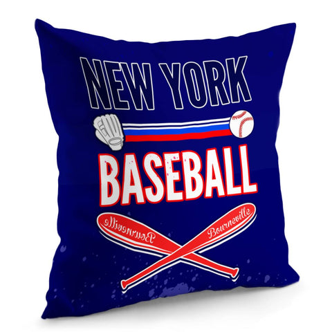 Image of New York Baseball Pillow Cover