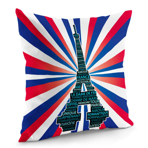 Image of Eiffel Tower Pillow Cover