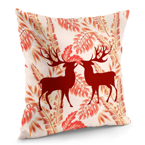 Image of Silhouette Elk Pillow Cover