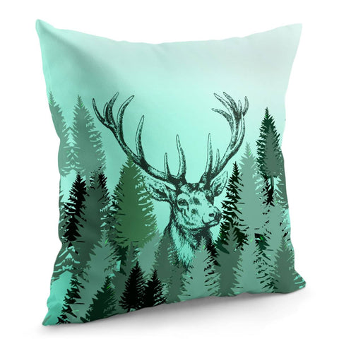 Image of Elk Forest Pillow Cover