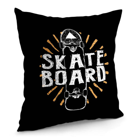 Image of Cool Skateboard Pillow Cover