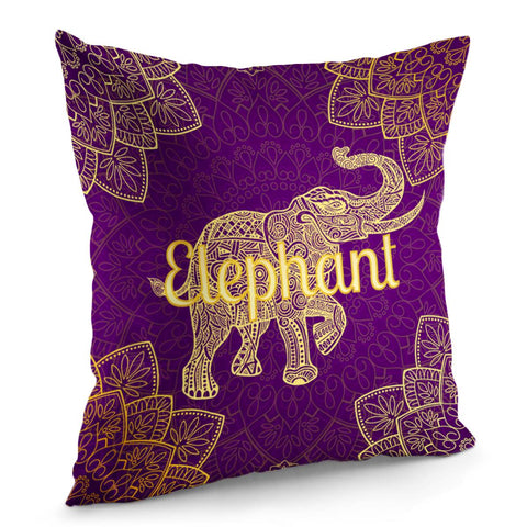 Image of Elephant Pillow Cover