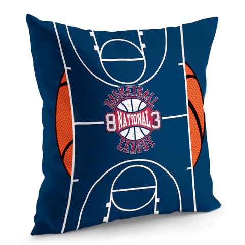 Image of Basketball Theme Pillow Cover