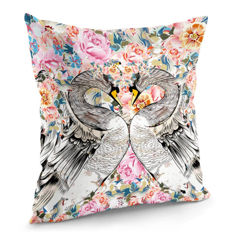 Image of Swan Pillow Cover