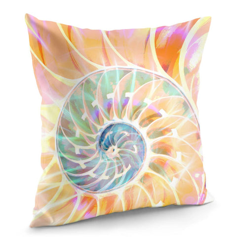 Image of Shinning Nautilus Pillow Cover