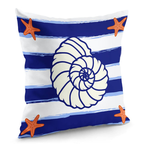 Image of Nautilus Shell Pillow Cover