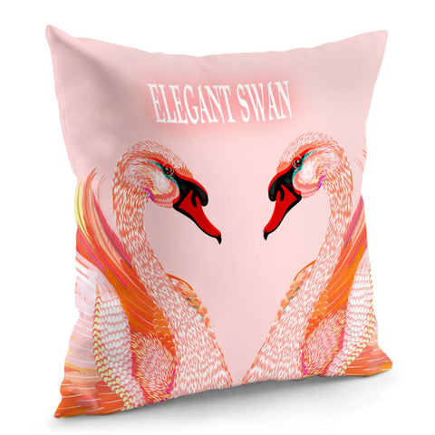 Image of Swan Pillow Cover