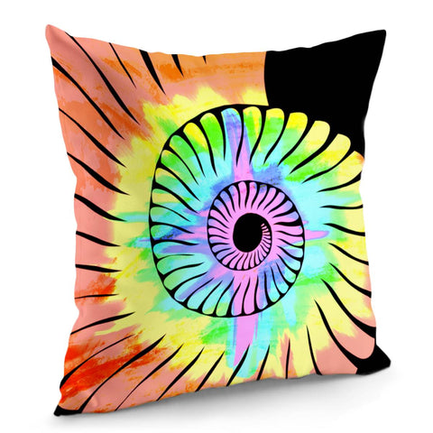 Image of Colorful Nautilus Pillow Cover