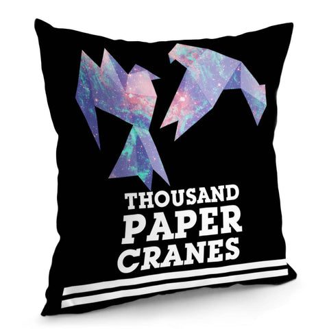 Image of Thousand Paper Cranes Pillow Cover