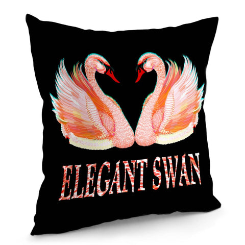 Image of Swan Pillow Cover