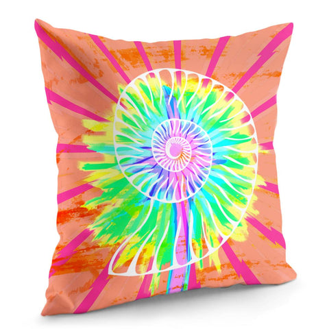 Image of Sea Creatures: Nautilus Pillow Cover