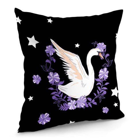 Image of Swan Pillow Cover