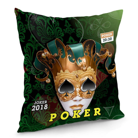 Image of Poker Queen Pillow Cover