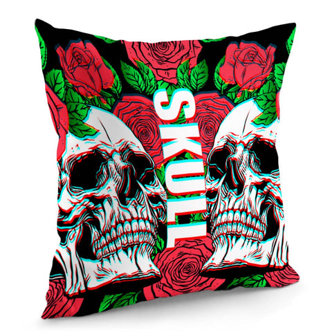 Image of Skull Pillow Cover