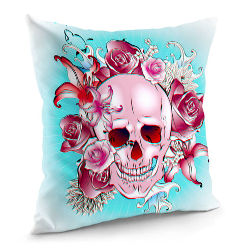 Image of Skull Pillow Cover