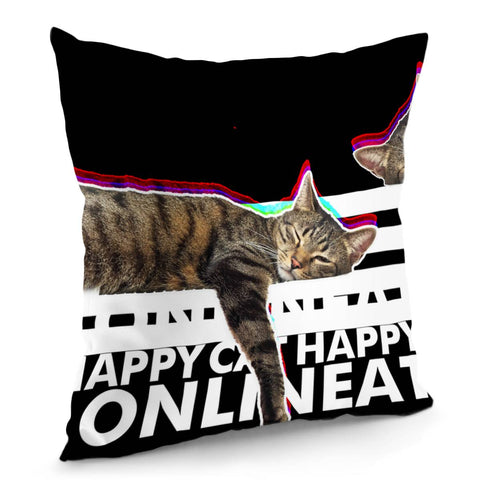 Image of Sleeping Cat Pillow Cover