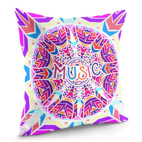 Image of Compact Disc Illustration Pillow Cover