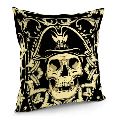 Image of Pirate Skull Pillow Cover