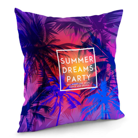 Image of Coconut Tree Pillow Cover