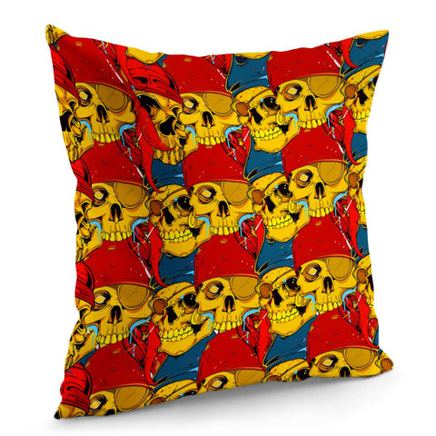 Image of Pirate Skull Pillow Cover