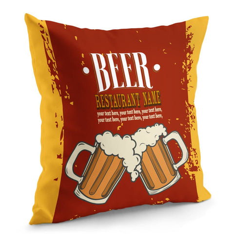 Image of Beer Pillow Cover