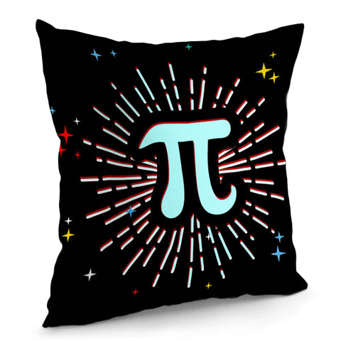 Image of Mathematical Notation Pi Pillow Cover