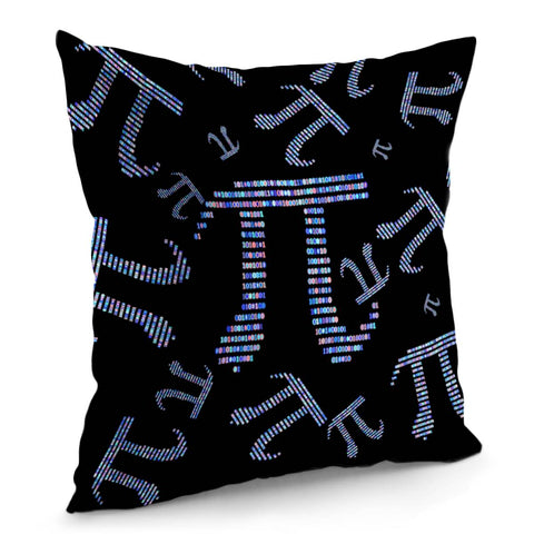 Image of Mathematical Notation Pi Pillow Cover